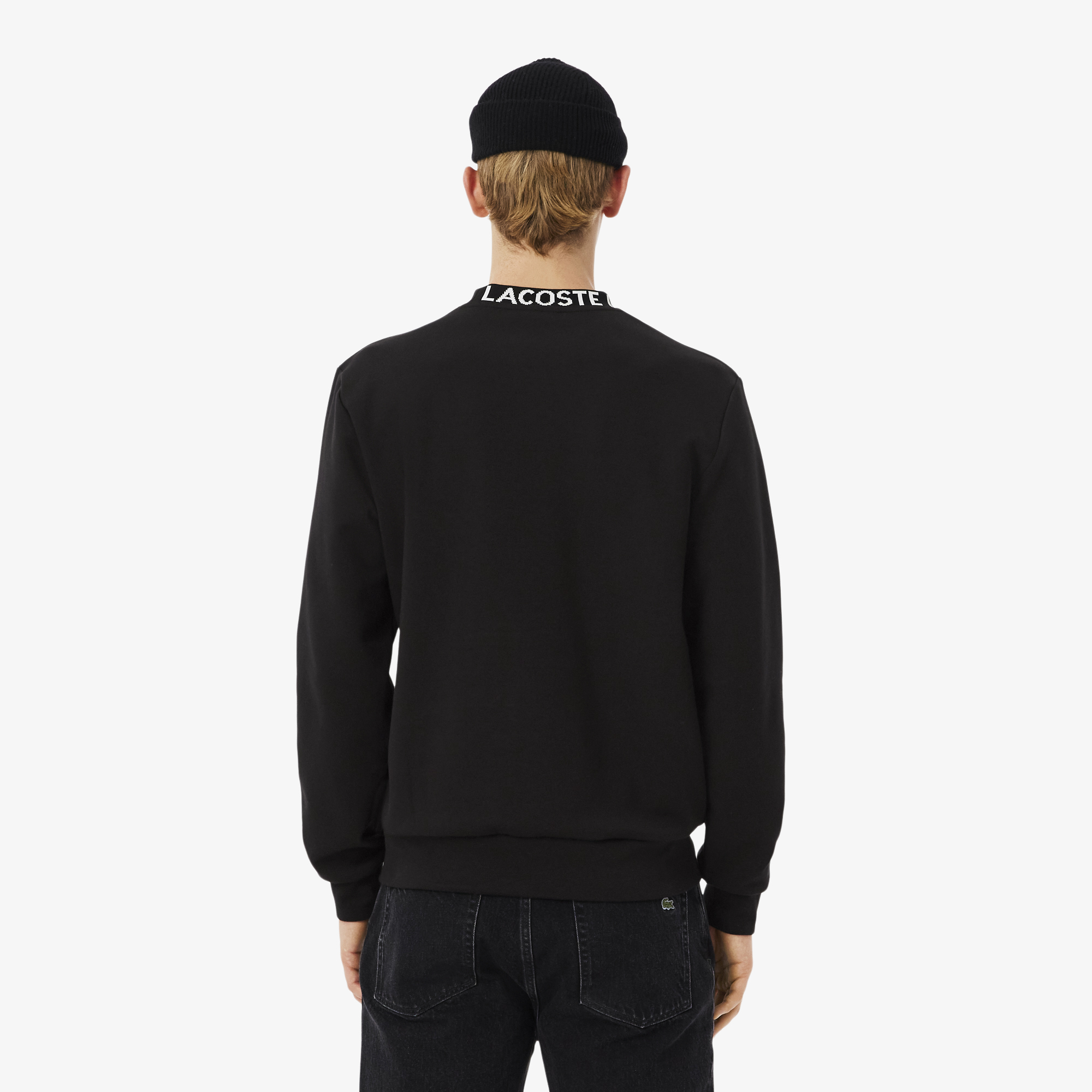 Áo Nỉ Lacoste Nam Chất Liệu Jersey Có Logo Jacquard
