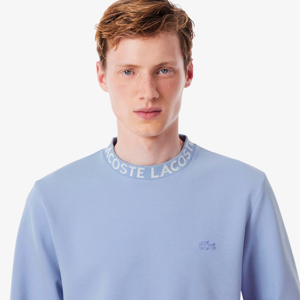 Áo Nỉ Lacoste Nam Chất Liệu Jersey Có Logo Jacquard