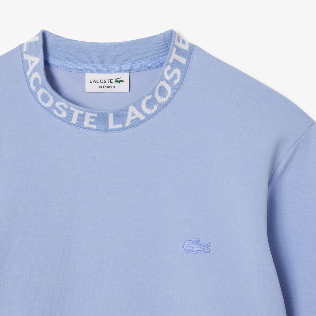 Áo Nỉ Lacoste Nam Chất Liệu Jersey Có Logo Jacquard