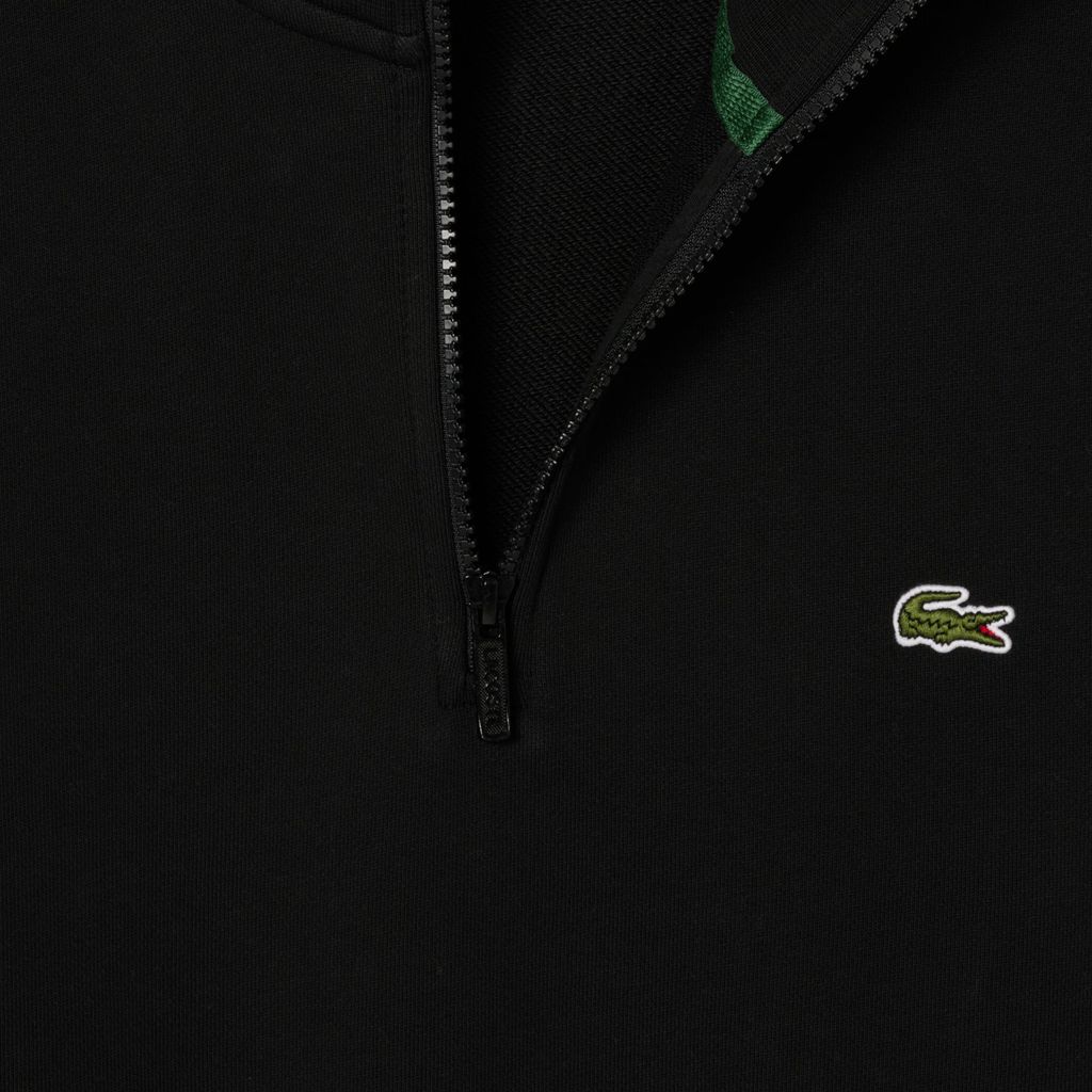 Áo Nỉ Lacoste Nam Dáng Cổ Điển Có Khóa Kéo Cổ Cao