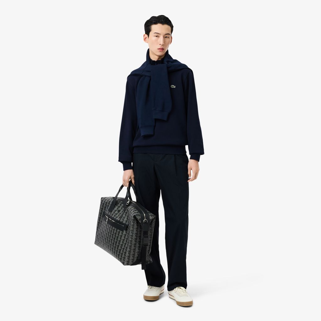 Áo Nỉ Lacoste Nam Dáng Cổ Điển Có Khóa Kéo Cổ Cao