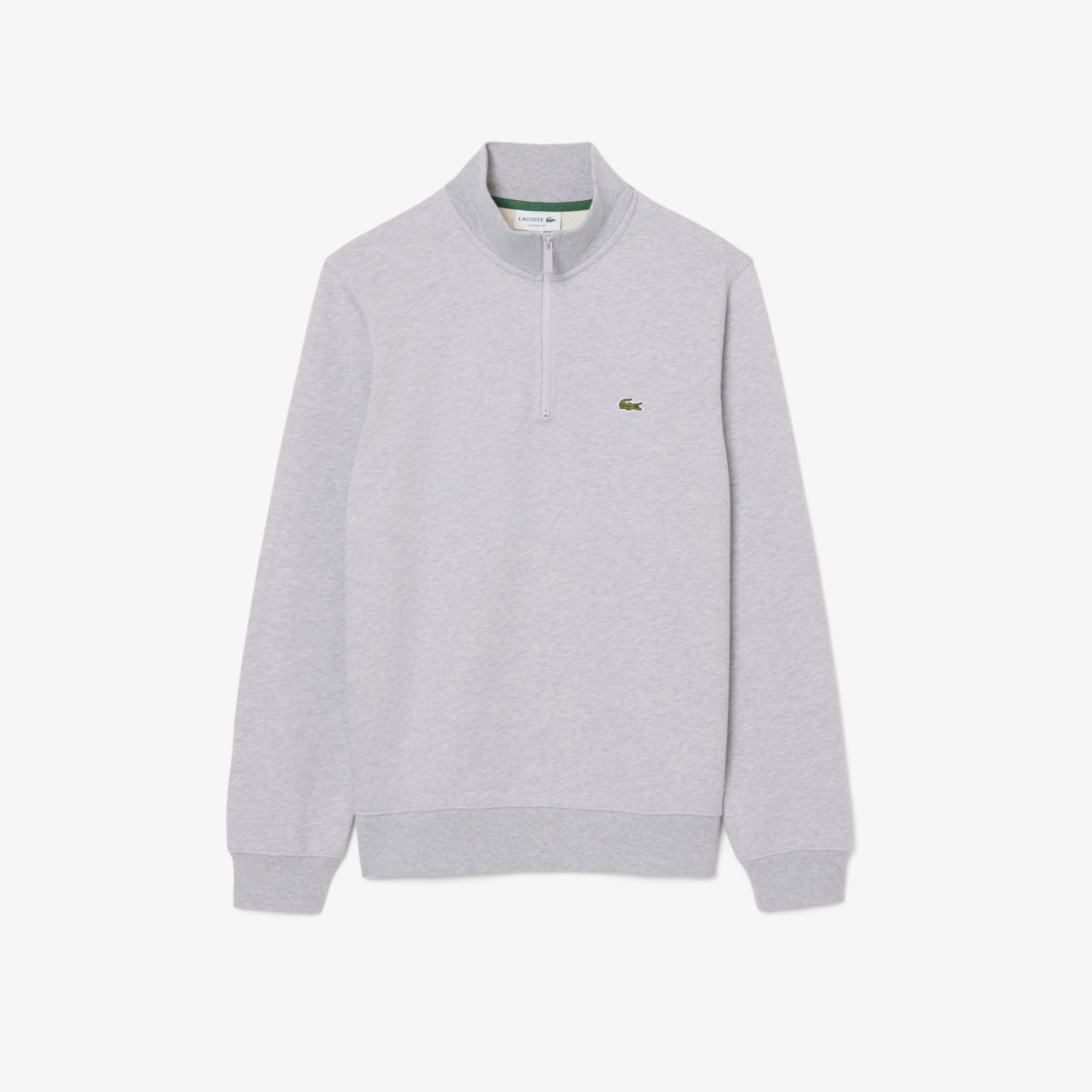 Áo Nỉ Lacoste Nam Dáng Cổ Điển Có Khóa Kéo Cổ Cao