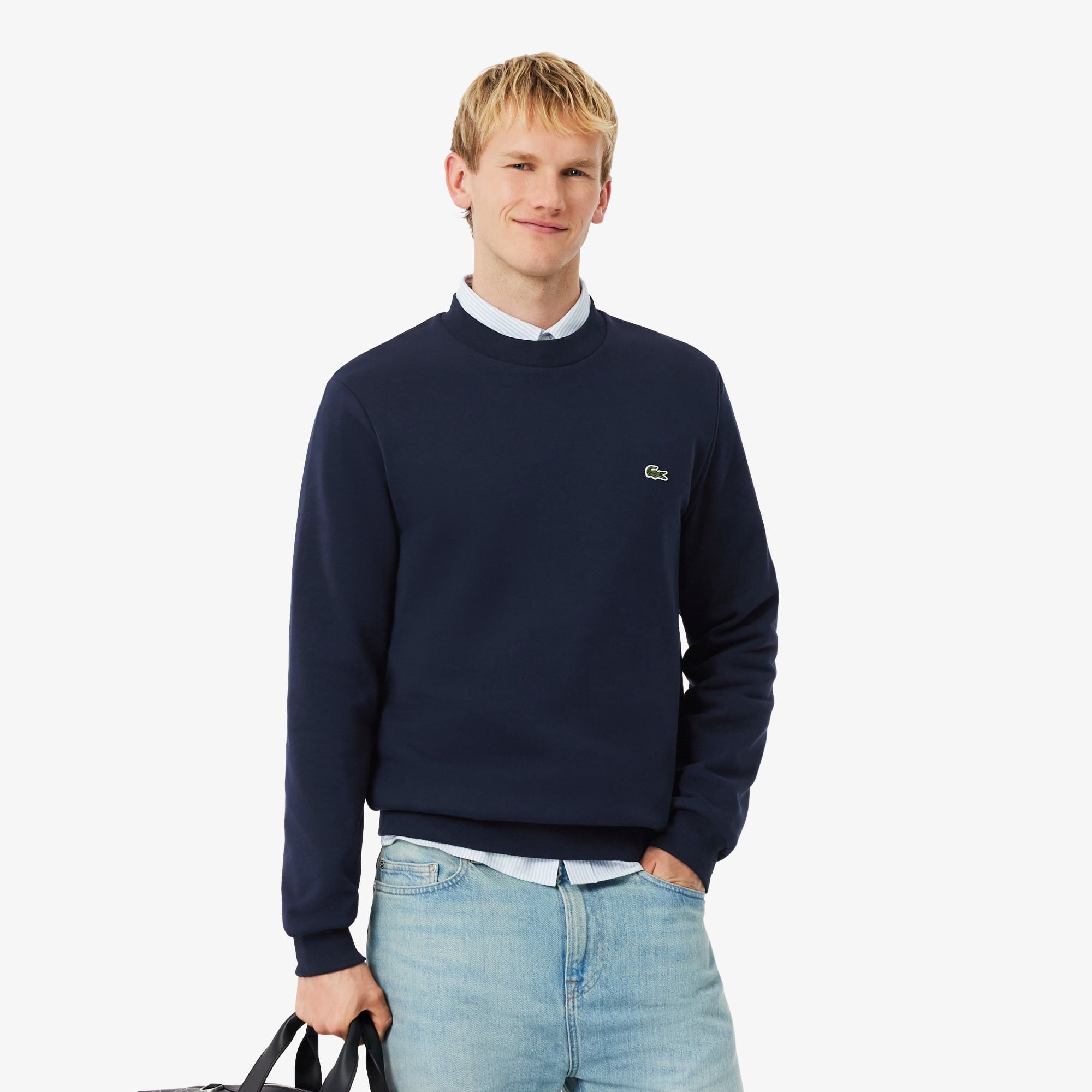Áo Nỉ Lacoste Nam Dáng Cổ Điển