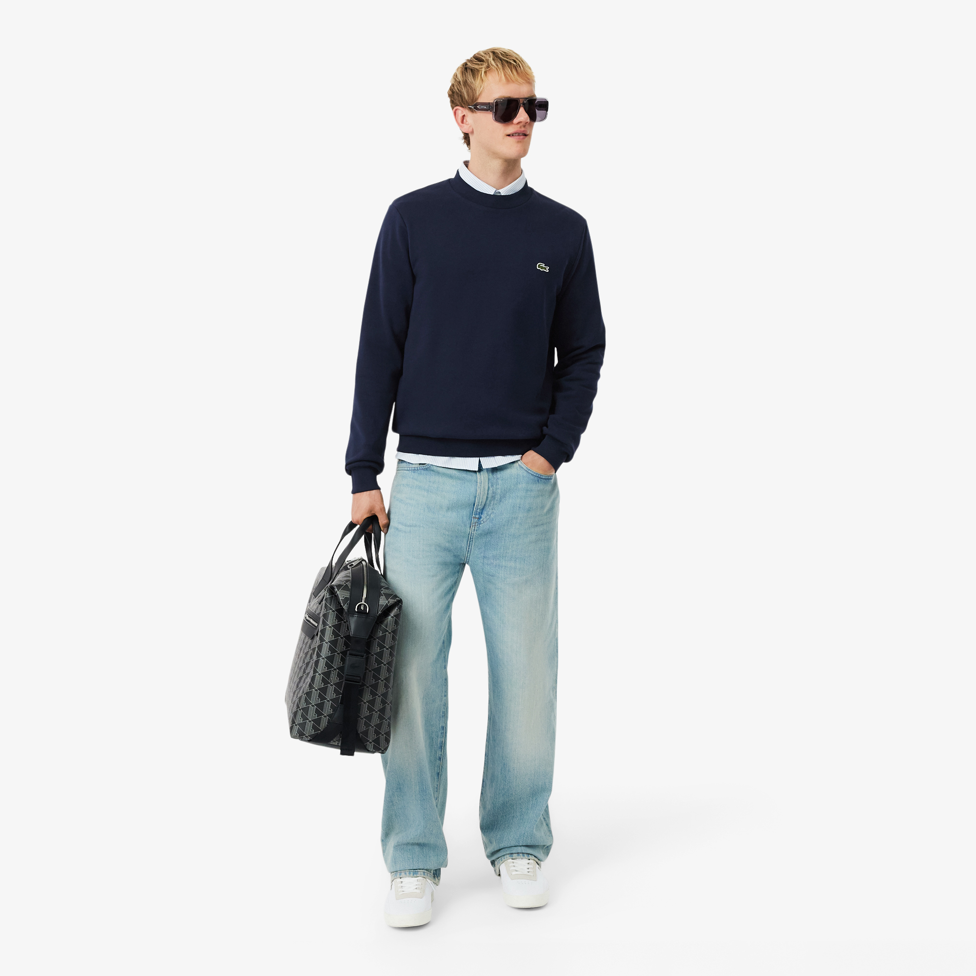 Áo Nỉ Lacoste Nam Dáng Cổ Điển