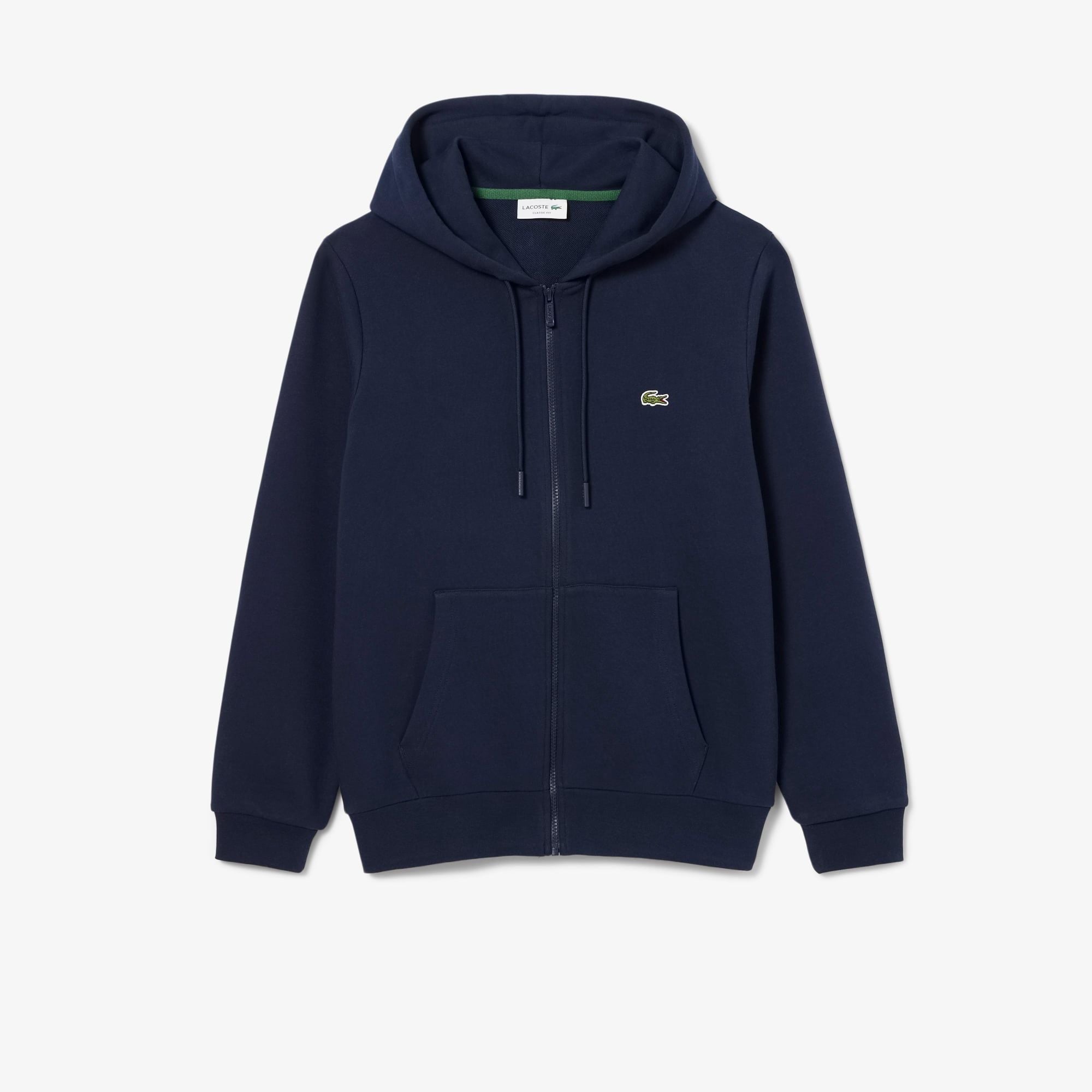 Áo Nỉ Lacoste Nam Dáng Cổ Điển Có Khoá Kéo