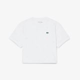 Áo Thun Tennis Lacoste Nữ Dáng Oversize Công Nghệ Thoáng Khí