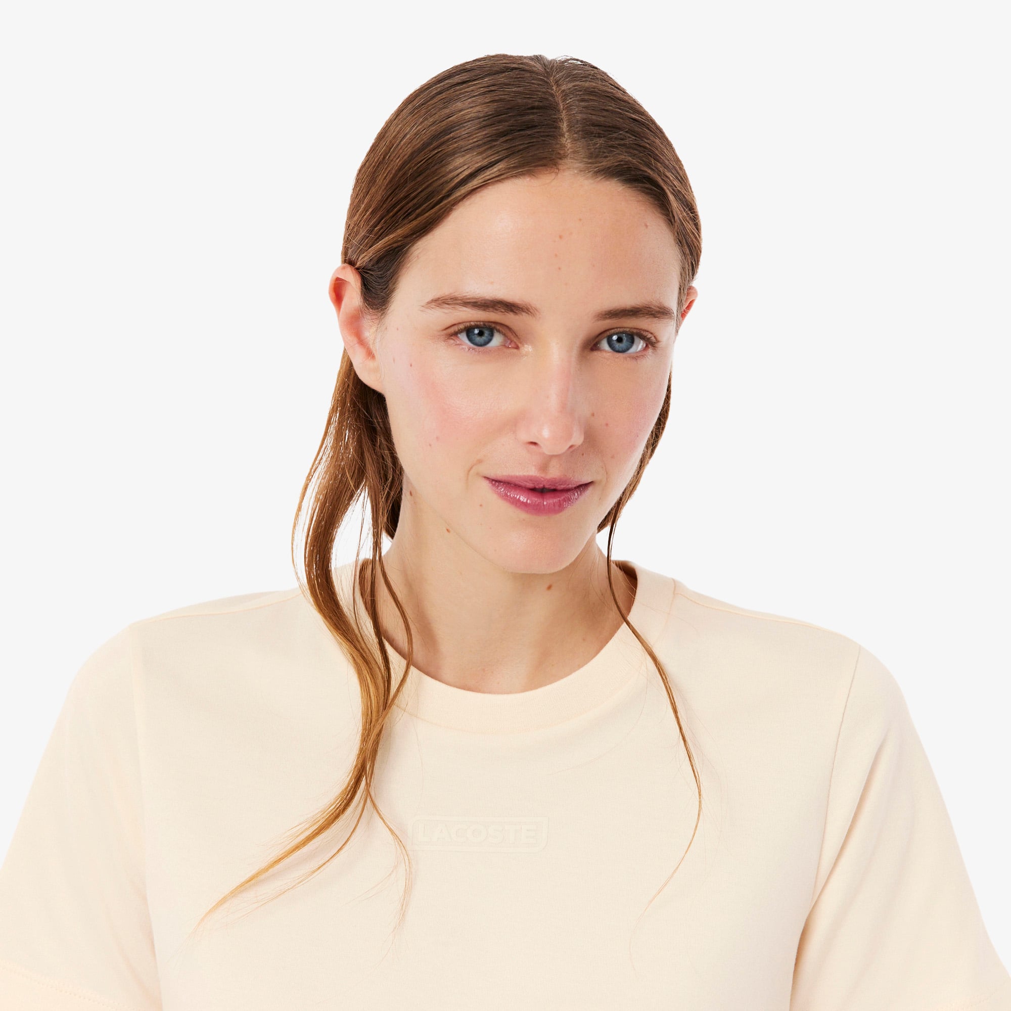 Áo Thun Lacoste Nữ Chất Liệu Cotton Họa Tiết In