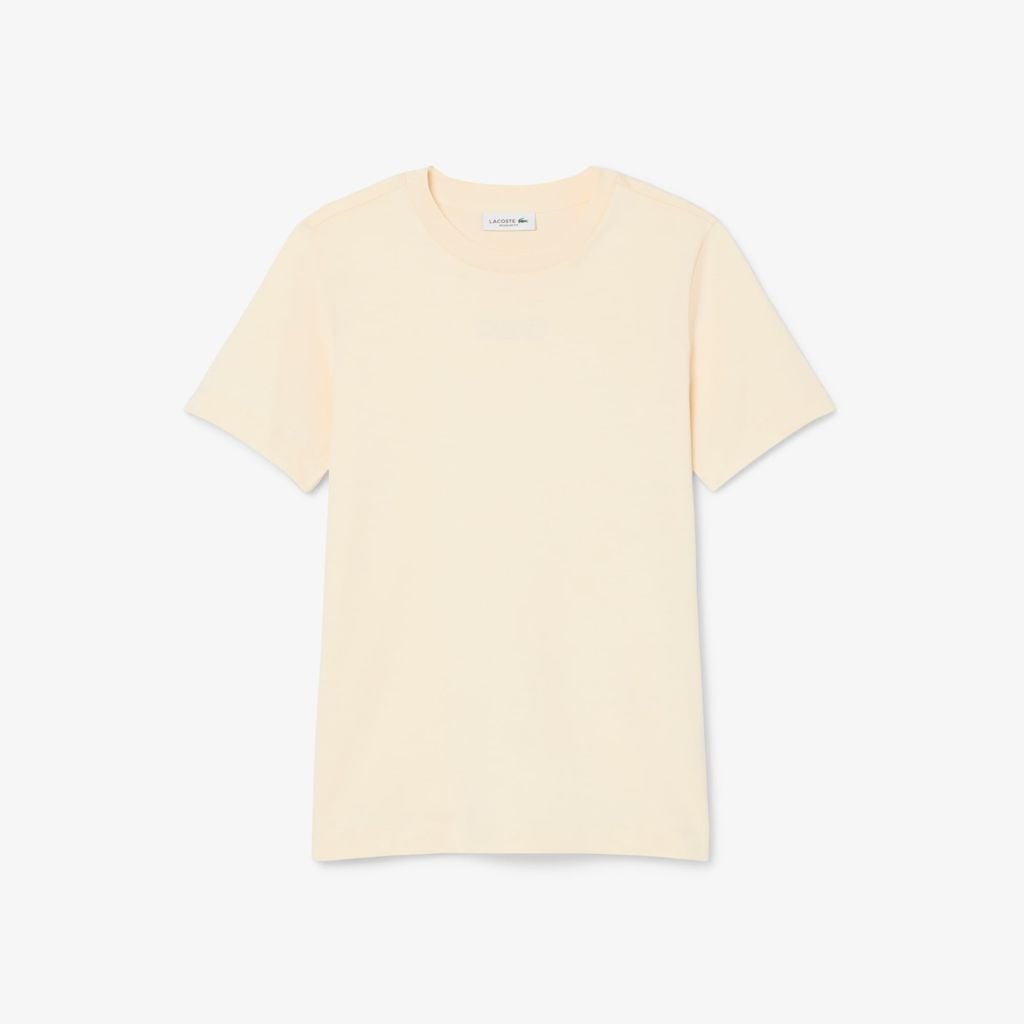 Áo Thun Lacoste Nữ Chất Liệu Cotton Họa Tiết In