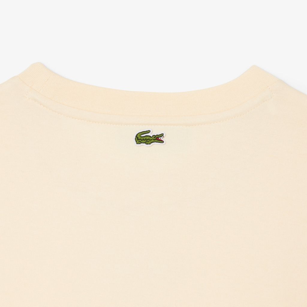Áo Thun Lacoste Nữ Chất Liệu Cotton Họa Tiết In