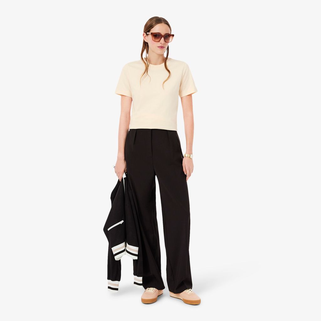 Áo Thun Lacoste Nữ Chất Liệu Cotton Họa Tiết In