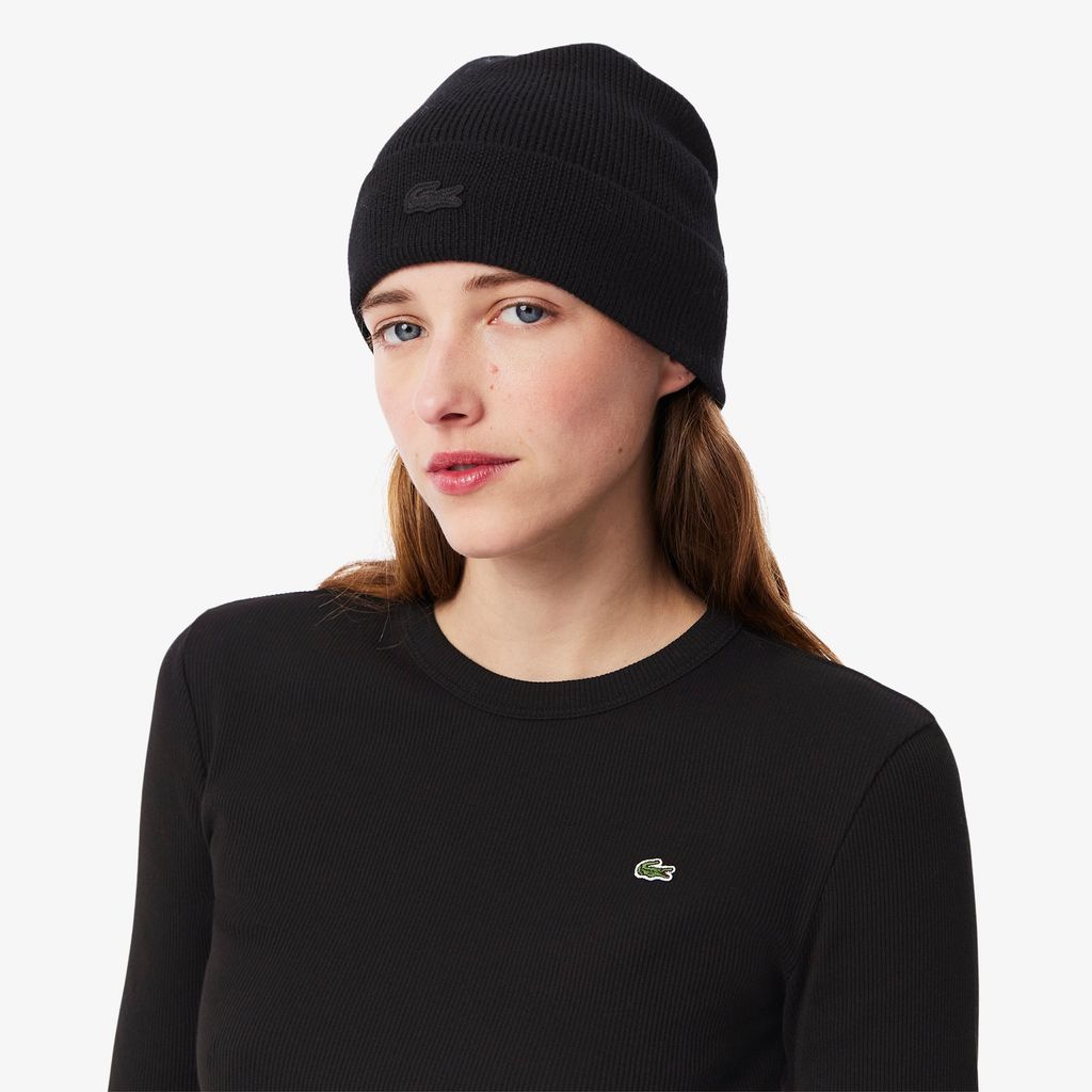 Áo Thun Lacoste Nữ Ôm Dáng Chất Liệu Cotton Gân