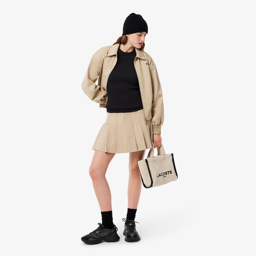 Áo Thun Lacoste Nữ Ôm Dáng Chất Liệu Cotton Gân