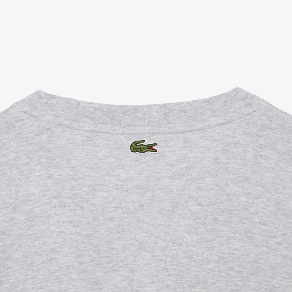 Áo Thun Tennis Lacoste Nữ Dáng Suông Họa Tiết Thêu