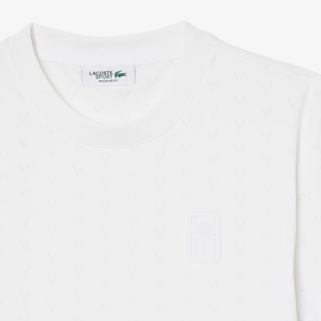 Áo Thun Tennis Lacoste Nữ Ôm Dáng Công Nghệ Thoáng Khí