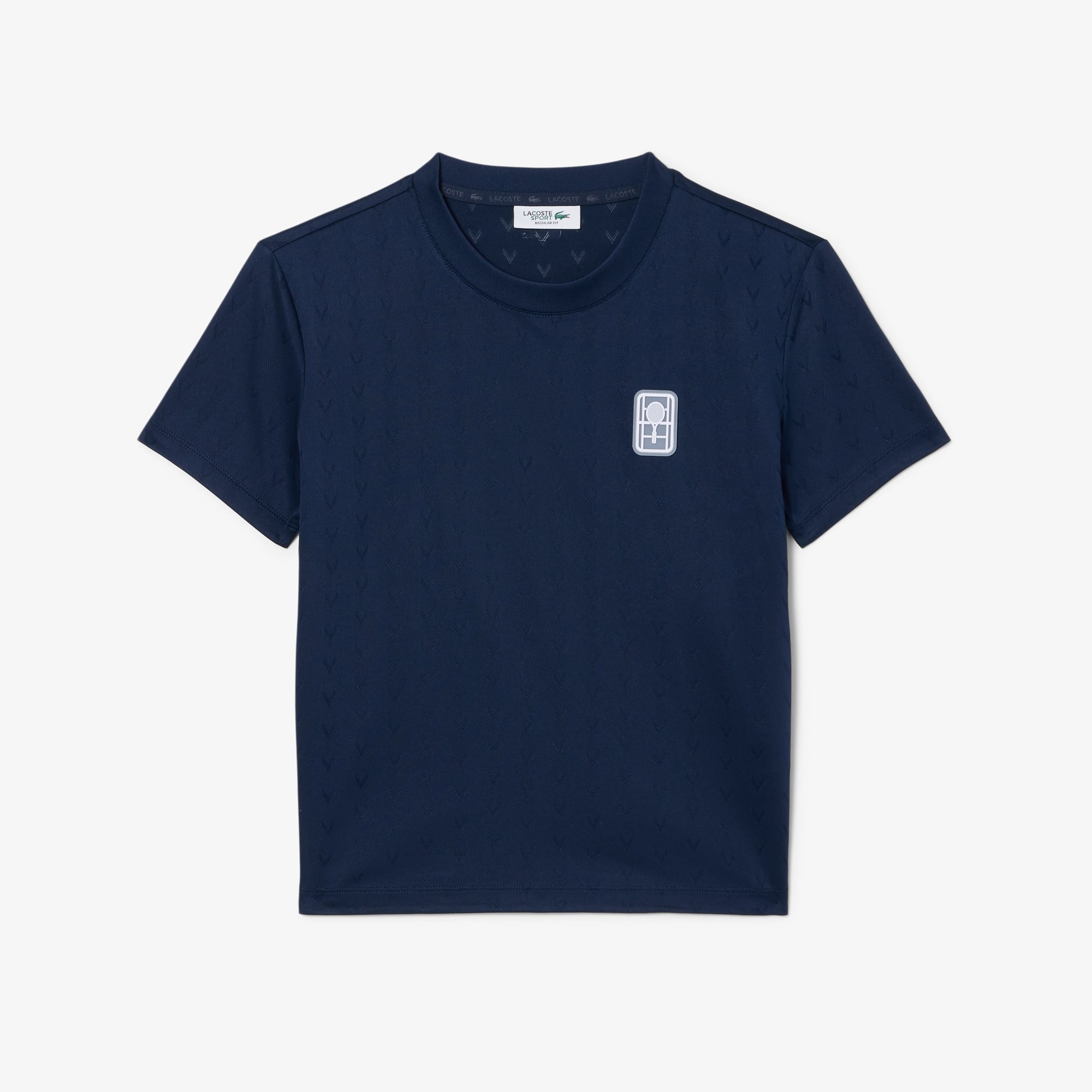 Áo Thun Tennis Lacoste Nữ Ôm Dáng Công Nghệ Thoáng Khí