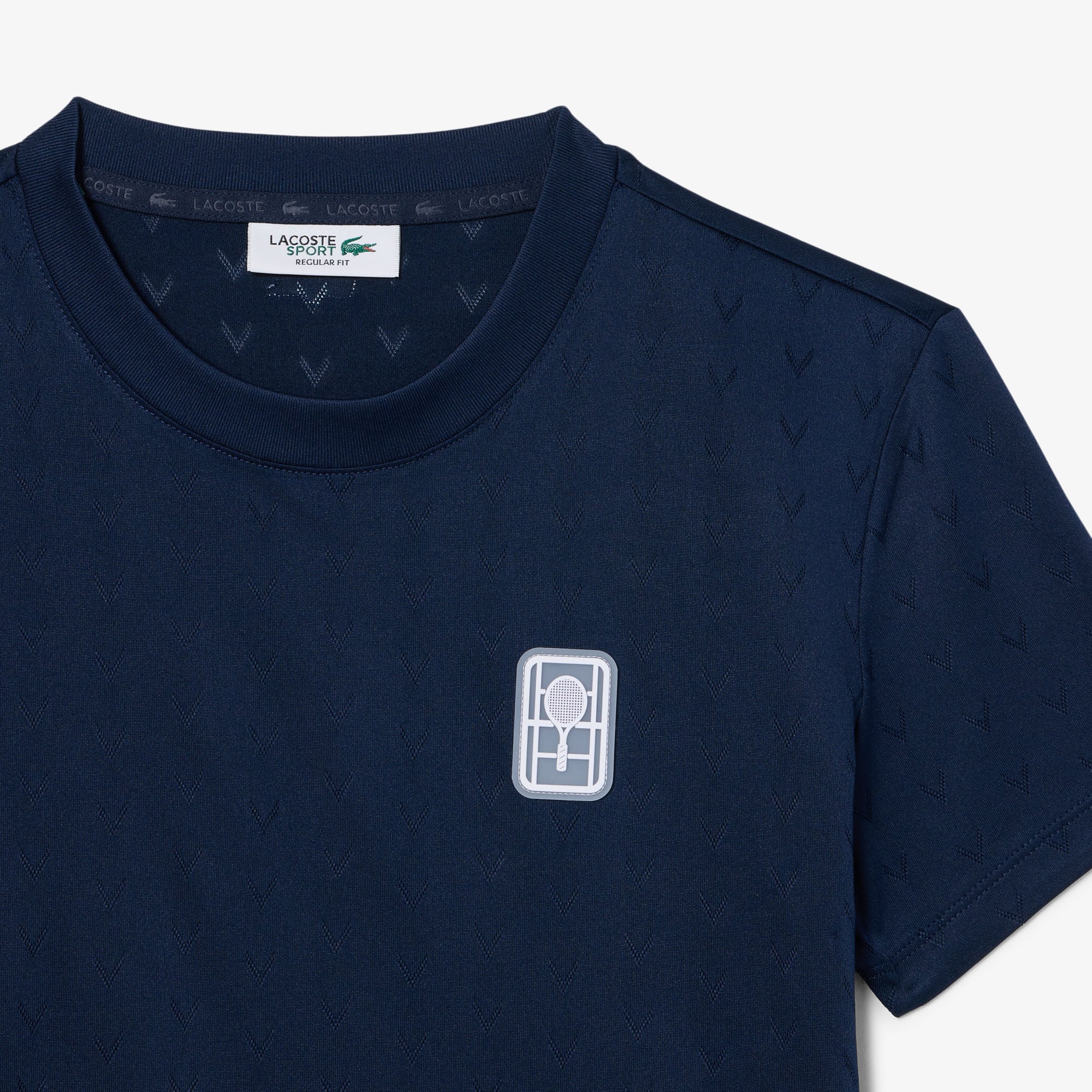 Áo Thun Tennis Lacoste Nữ Ôm Dáng Công Nghệ Thoáng Khí