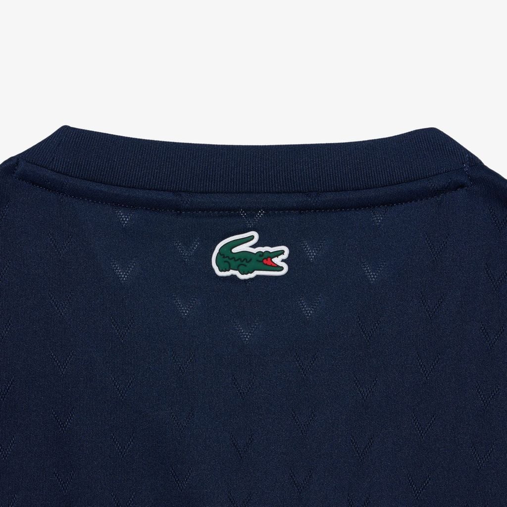 Áo Thun Tennis Lacoste Nữ Ôm Dáng Công Nghệ Thoáng Khí