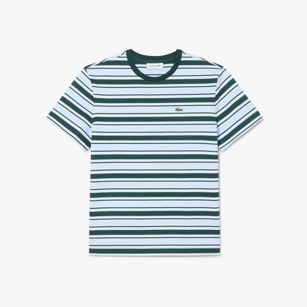 Áo Thun Lacoste Nữ Chất Liệu Thun Dệt Kim Sọc