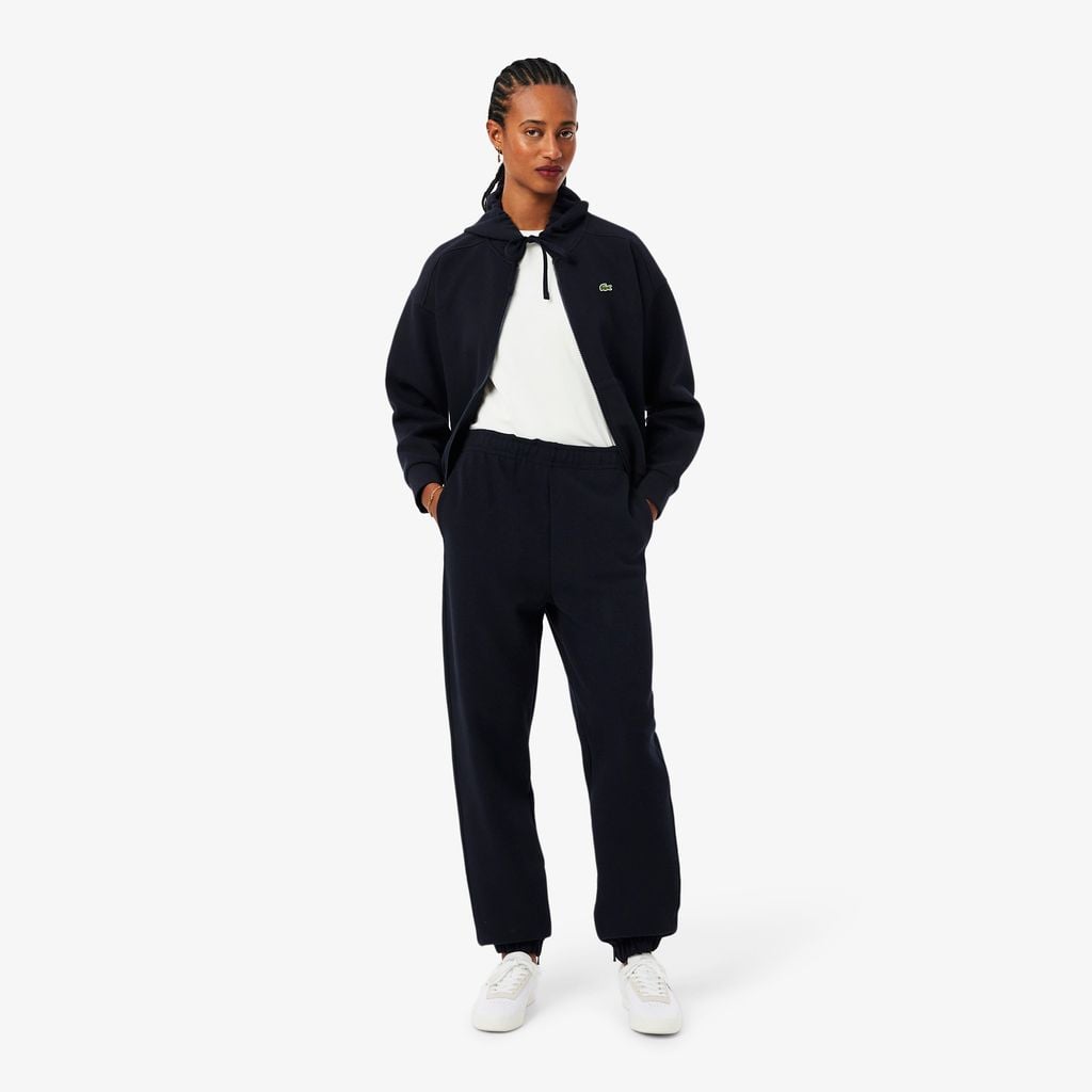 Áo Thun Lacoste Nữ Dáng Suông Chất Liệu Cotton Có Phù Hiệu