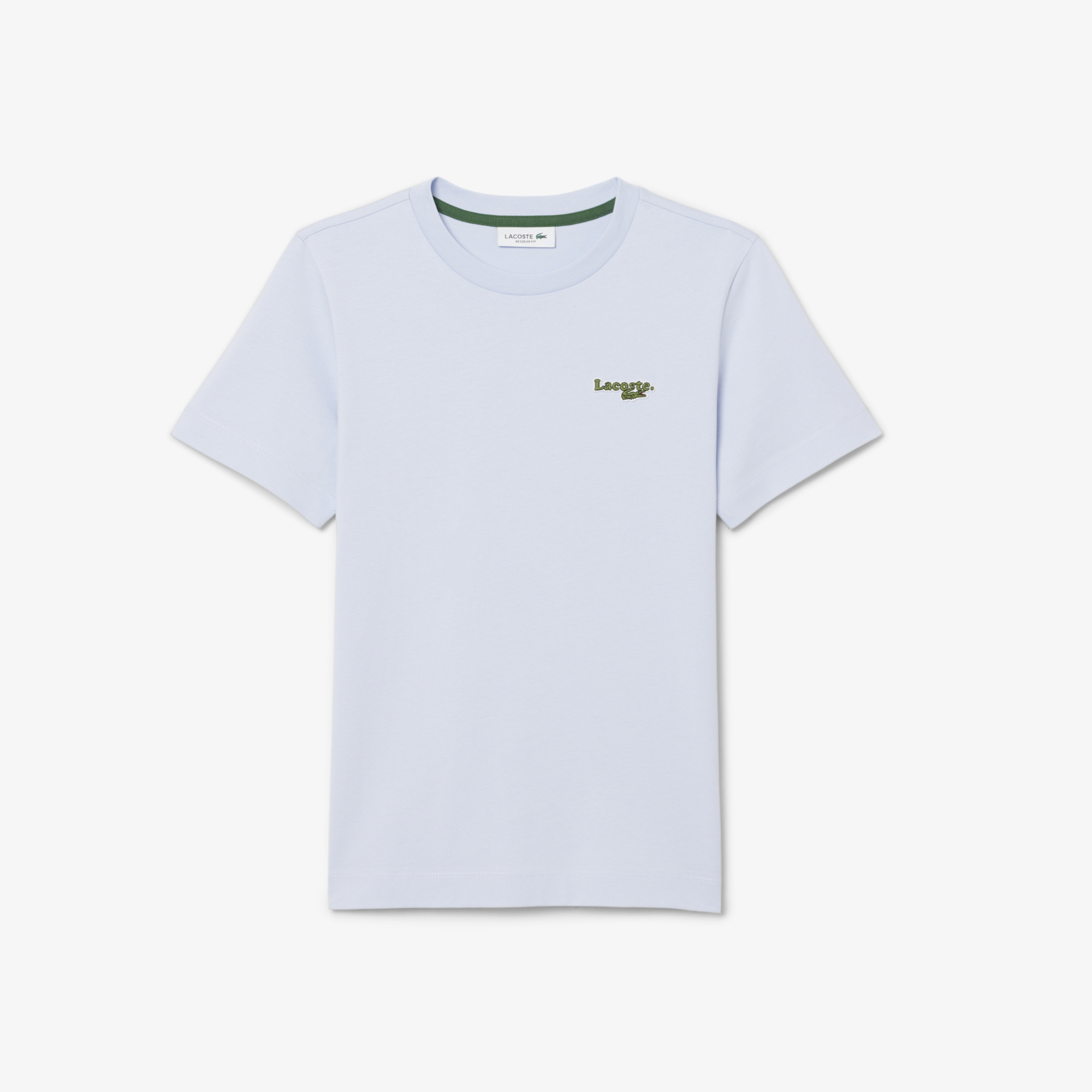 Áo Thun Lacoste Nữ Dáng Suông Chất Liệu Cotton Có Phù Hiệu