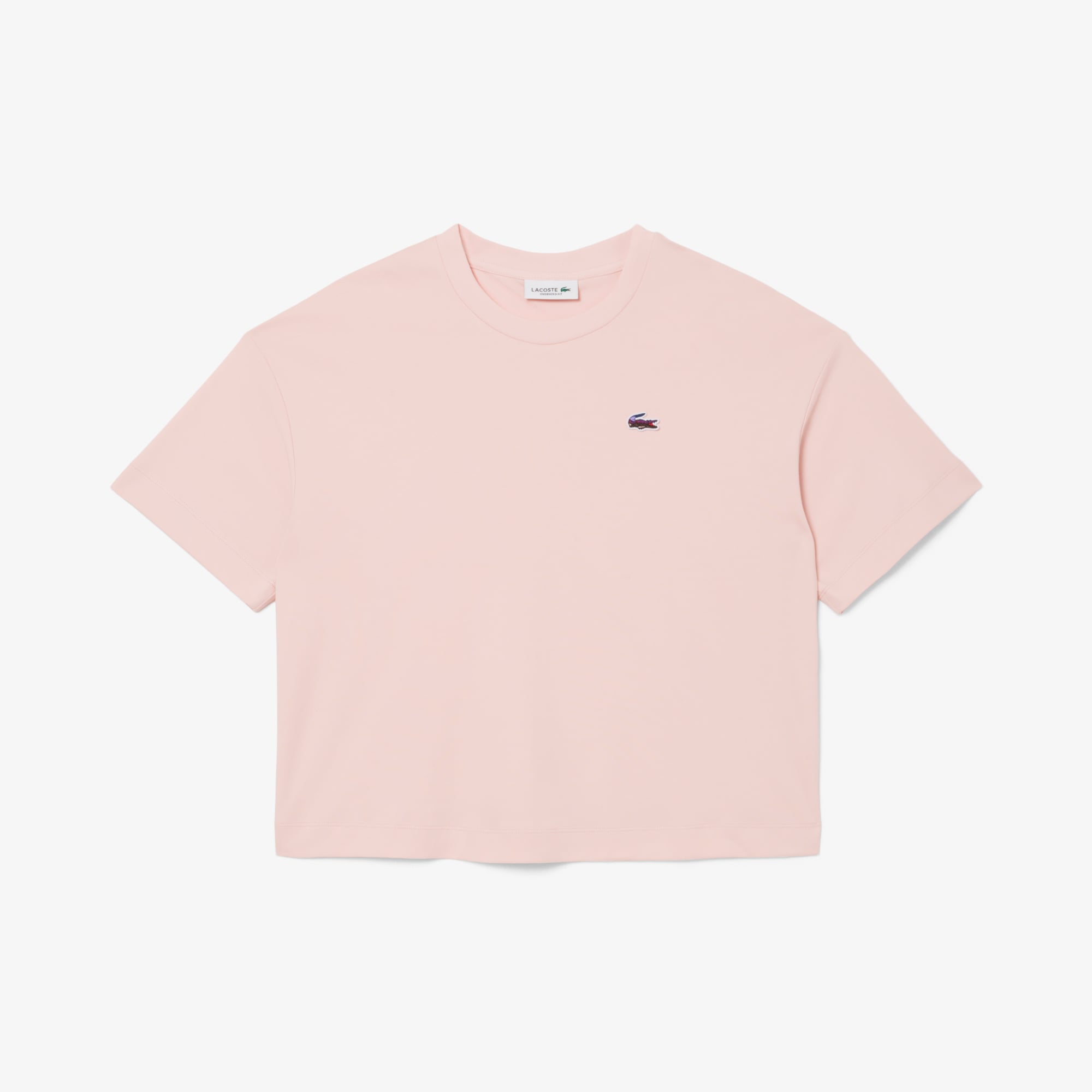 Áo Thun Lacoste Nữ Dáng Rộng Landscape Crocodile