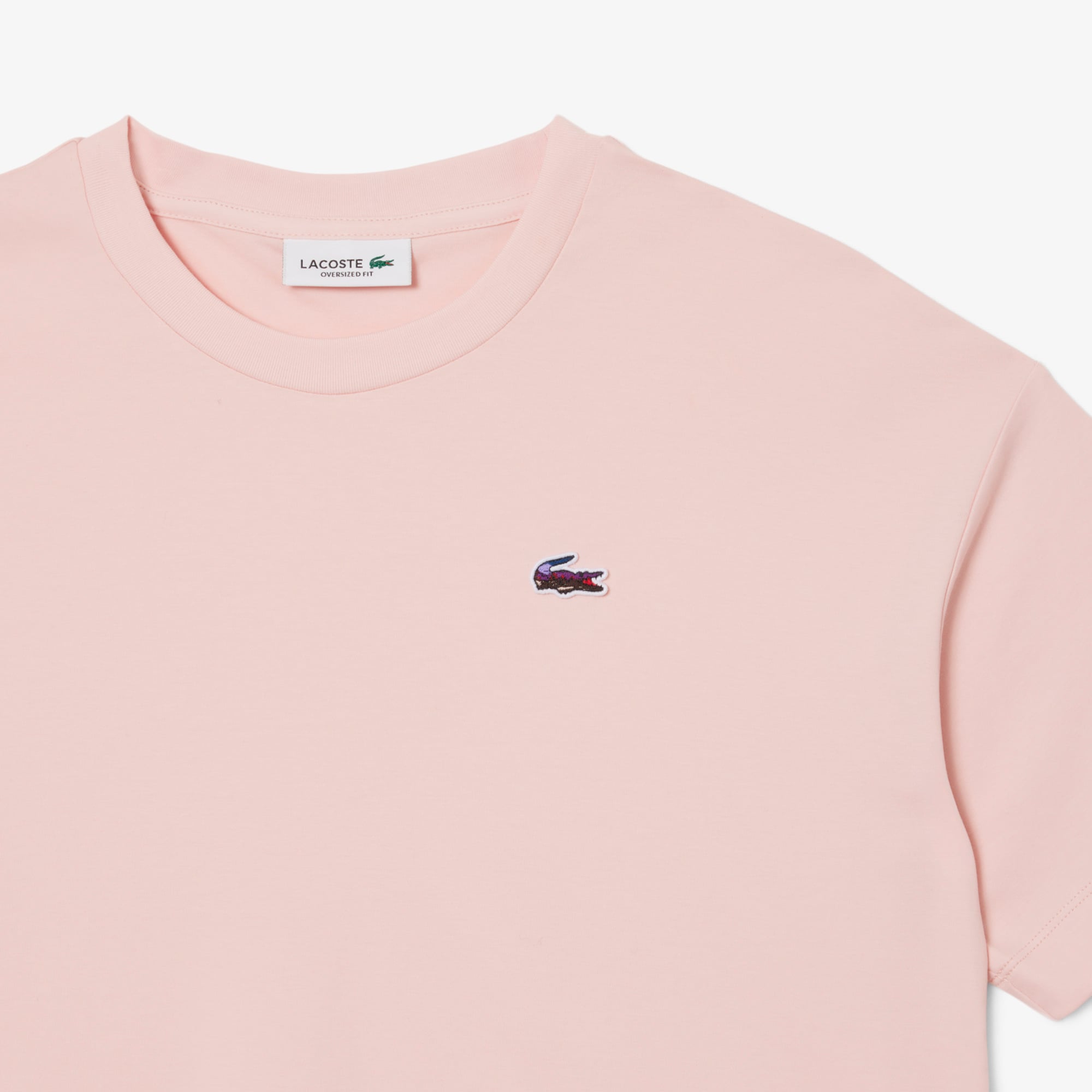 Áo Thun Lacoste Nữ Dáng Rộng Landscape Crocodile