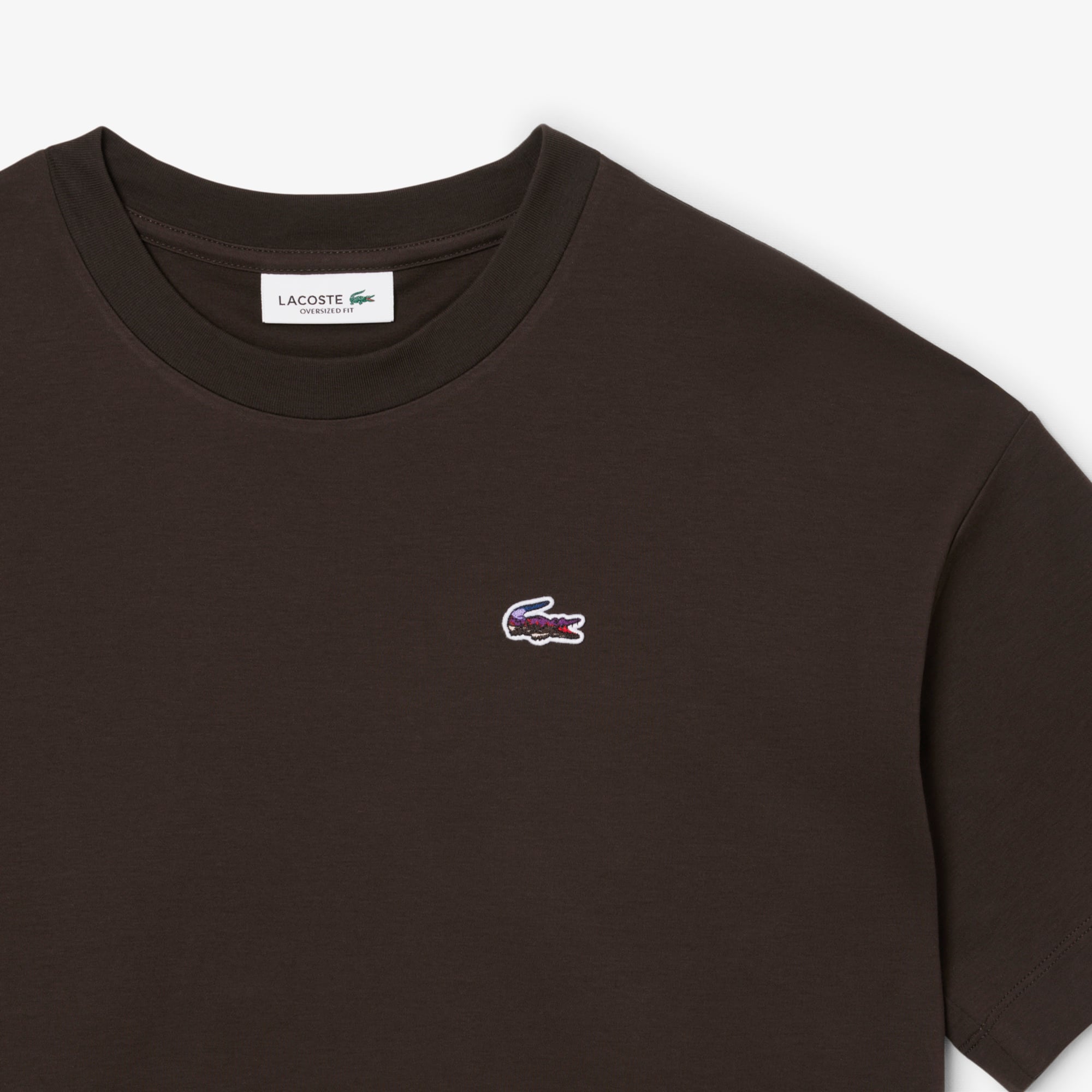 Áo Thun Lacoste Nữ Dáng Rộng Landscape Crocodile