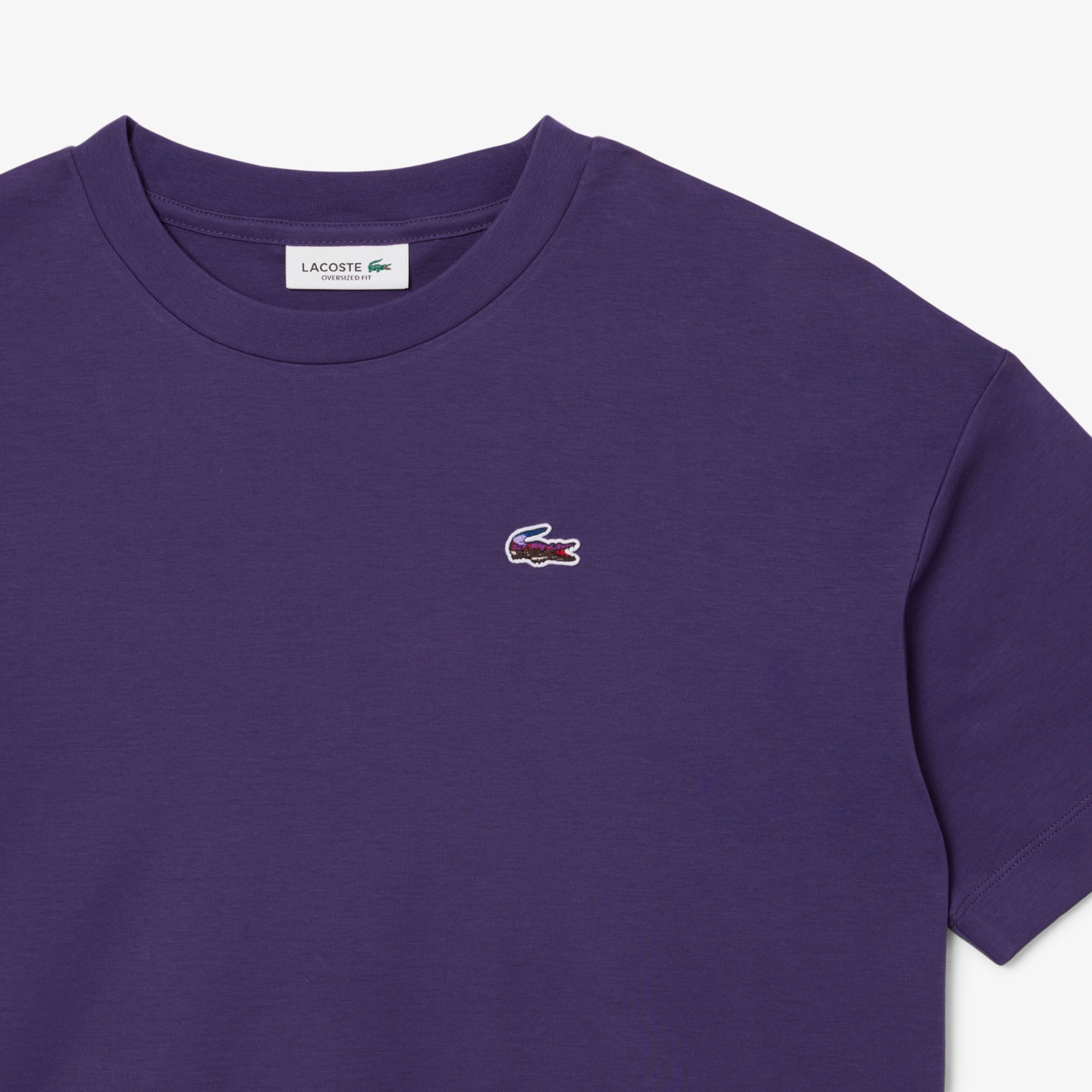 Áo Thun Lacoste Nữ Dáng Rộng Landscape Crocodile