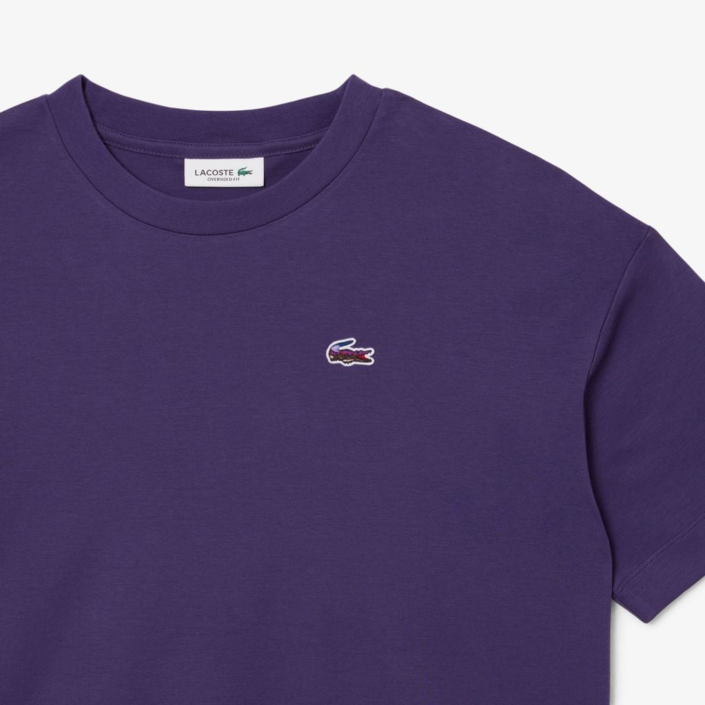 Áo Thun Lacoste Nữ Dáng Rộng Landscape Crocodile