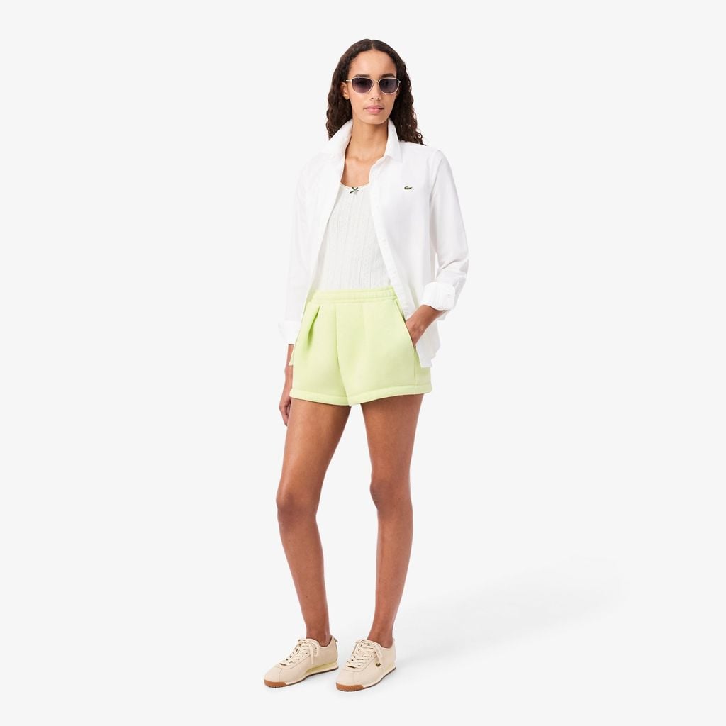 Áo Thun Ba Lỗ Lacoste Nữ Ôm Dáng Dệt Kim Họa Tiết Lỗ