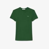 Áo Thun Lacoste Nữ Ôm Dáng Chất Liệu Cotton Gân