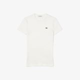 Áo Thun Lacoste Nữ Ôm Dáng Chất Liệu Cotton Gân