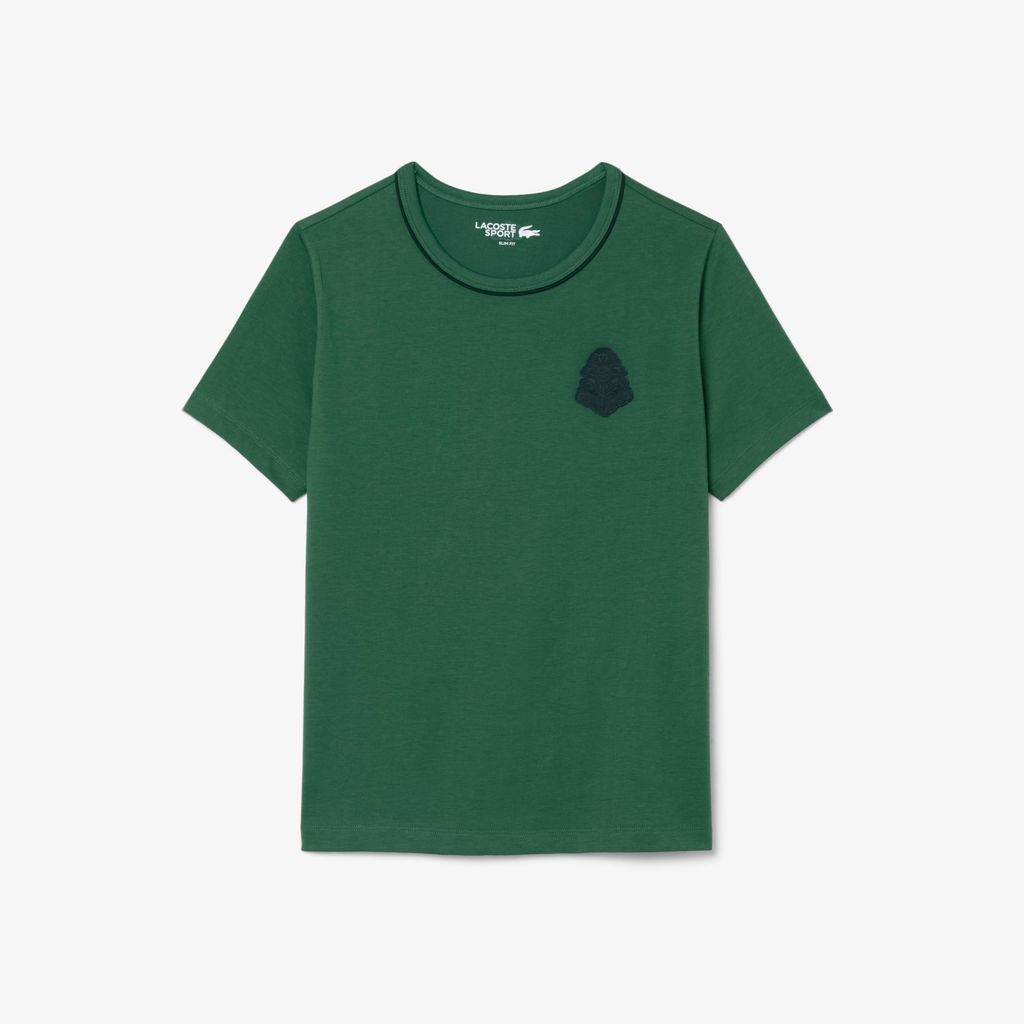 Áo Thun Golf Lacoste Nữ Công Nghệ Ultra Dry Ôm Dáng Chất Liệu Cotton