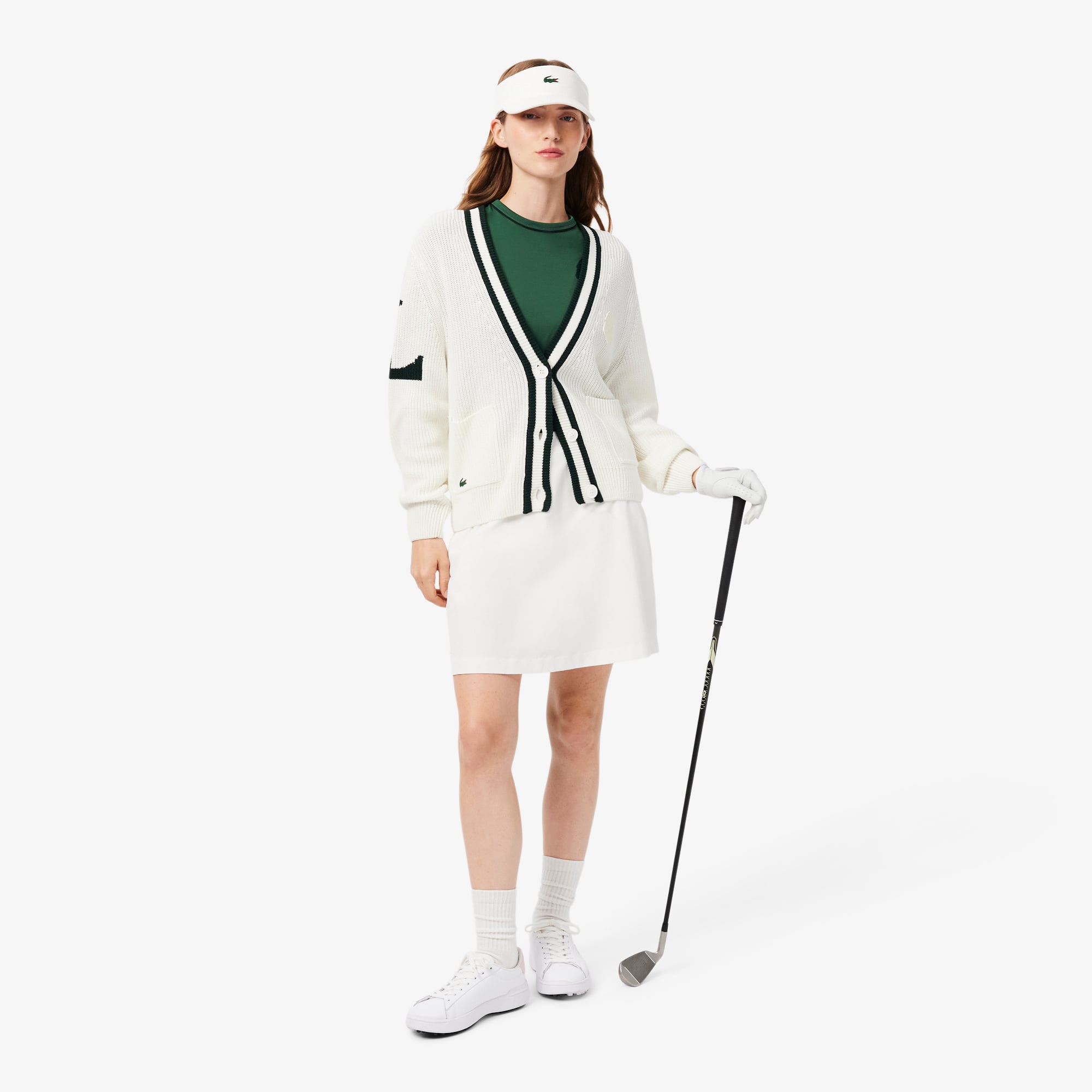 Áo Thun Golf Lacoste Nữ Công Nghệ Ultra Dry Ôm Dáng Chất Liệu Cotton