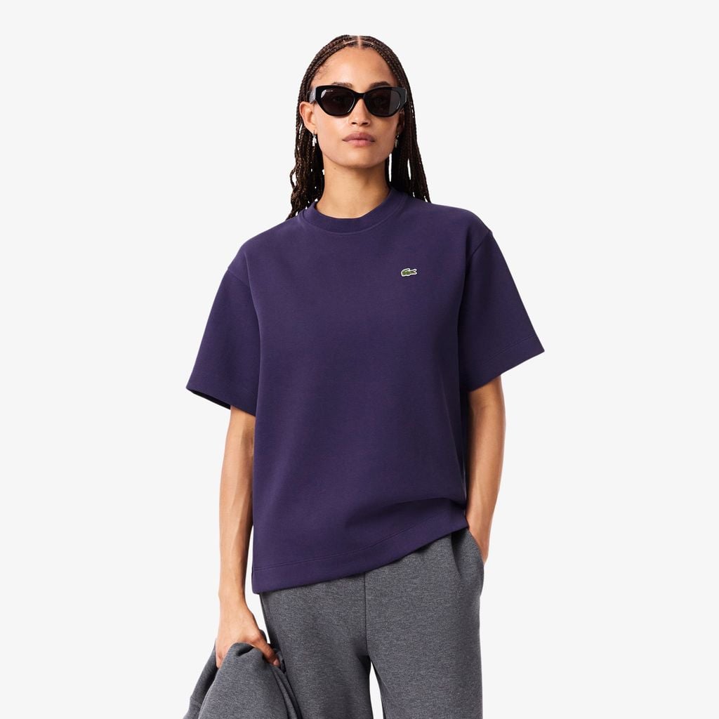 Áo Thun Lacoste Nữ Piqué Double Face Size Lớn