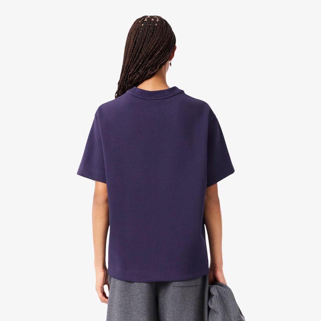 Áo Thun Lacoste Nữ Piqué Double Face Size Lớn