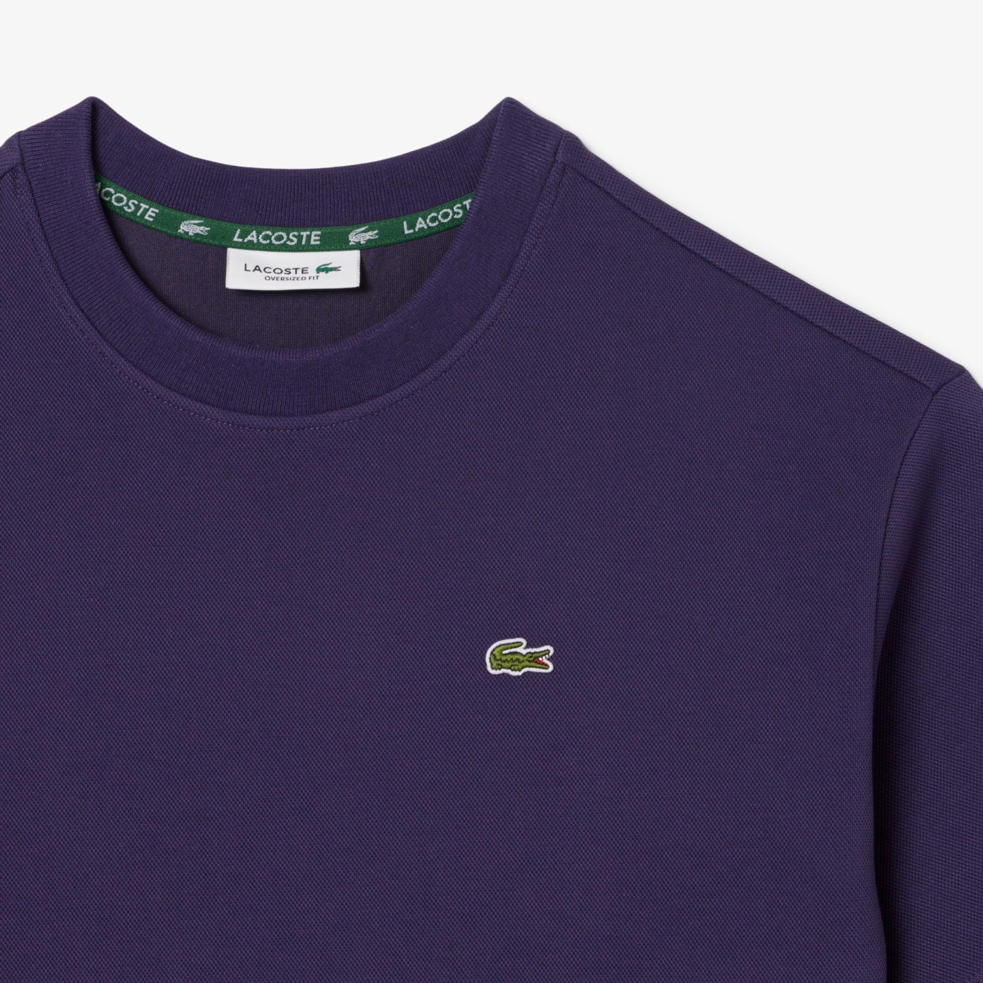 Áo Thun Lacoste Nữ Piqué Double Face Size Lớn