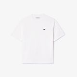 Áo Thun Lacoste Nữ Dáng Rộng Mái Chất Liệu Cotton Mềm