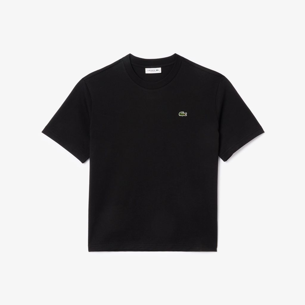 Áo Thun Lacoste Nữ Dáng Rộng Mái Chất Liệu Cotton Mềm