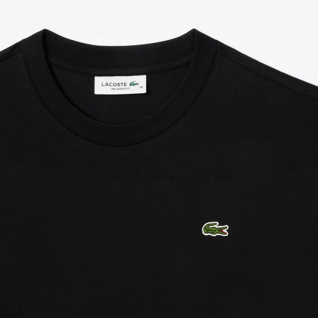 Áo Thun Lacoste Nữ Dáng Rộng Mái Chất Liệu Cotton Mềm