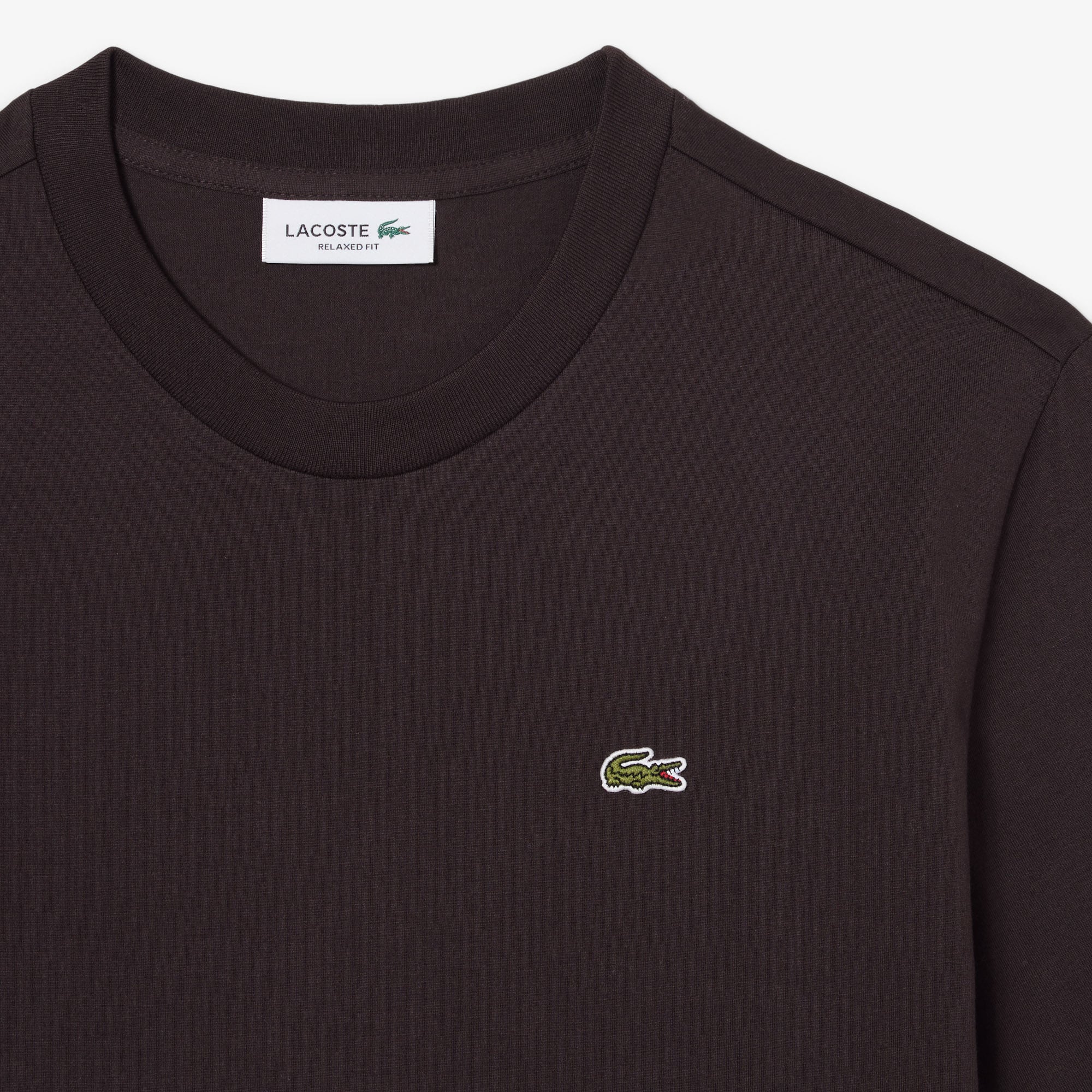 Áo Thun Lacoste Nữ Dáng Rộng Mái Chất Liệu Cotton Mềm