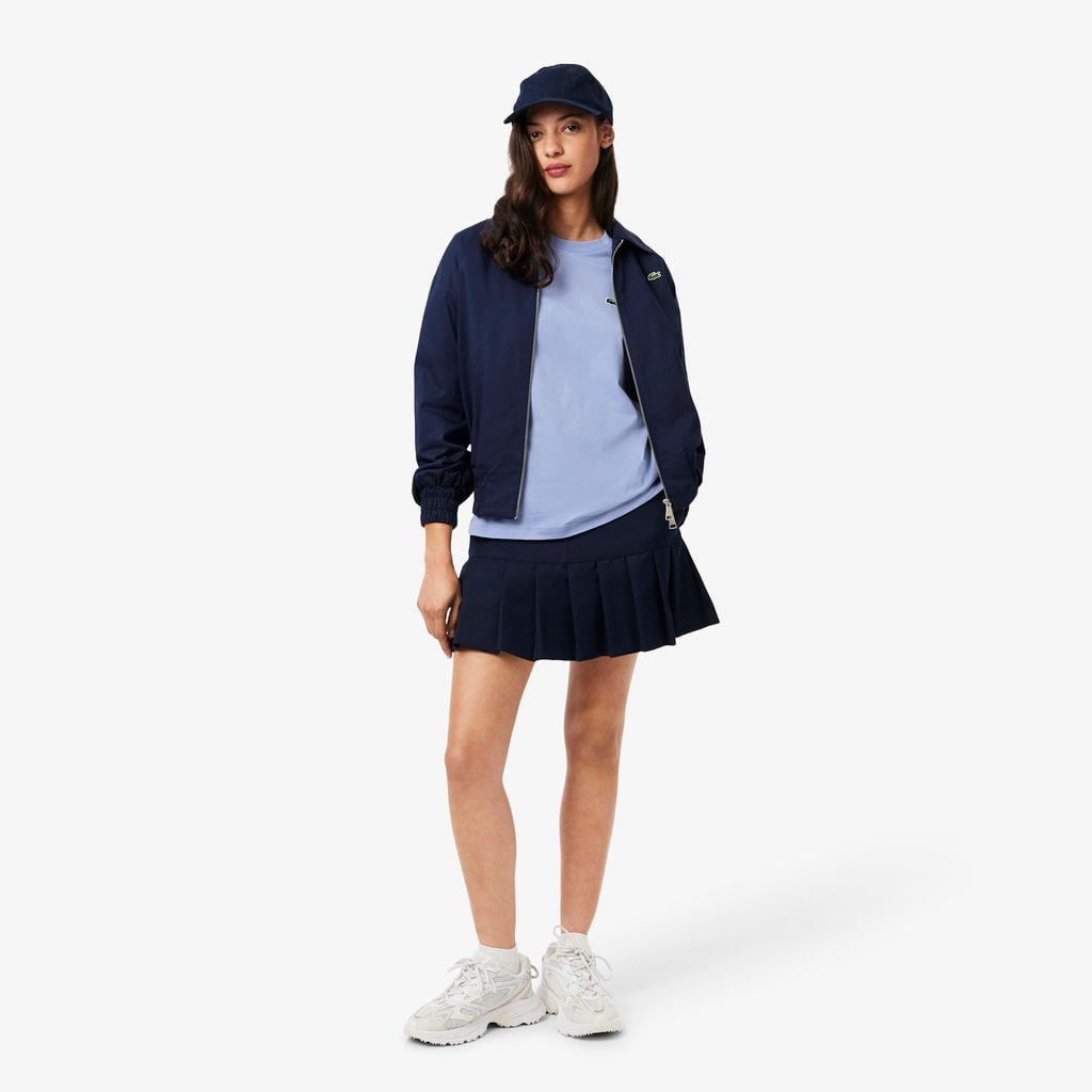 Áo Thun Lacoste Nữ Dáng Rộng Mái Chất Liệu Cotton Mềm