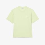 Áo Thun Lacoste Nữ Dáng Rộng Mái Chất Liệu Cotton Mềm