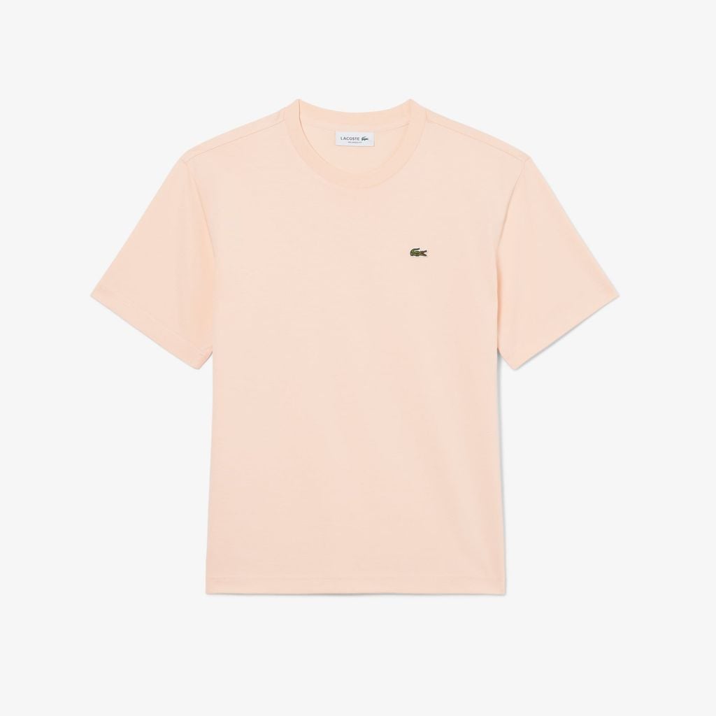 Áo Thun Lacoste Nữ Dáng Rộng Mái Chất Liệu Cotton Mềm