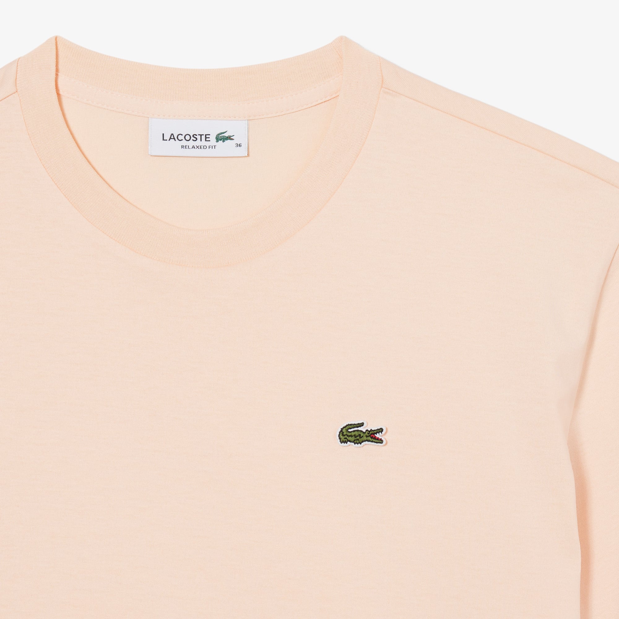Áo Thun Lacoste Nữ Dáng Rộng Mái Chất Liệu Cotton Mềm