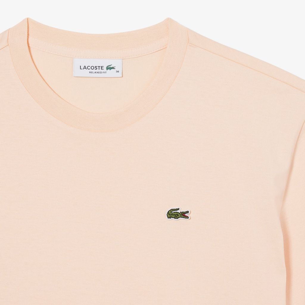 Áo Thun Lacoste Nữ Dáng Rộng Mái Chất Liệu Cotton Mềm