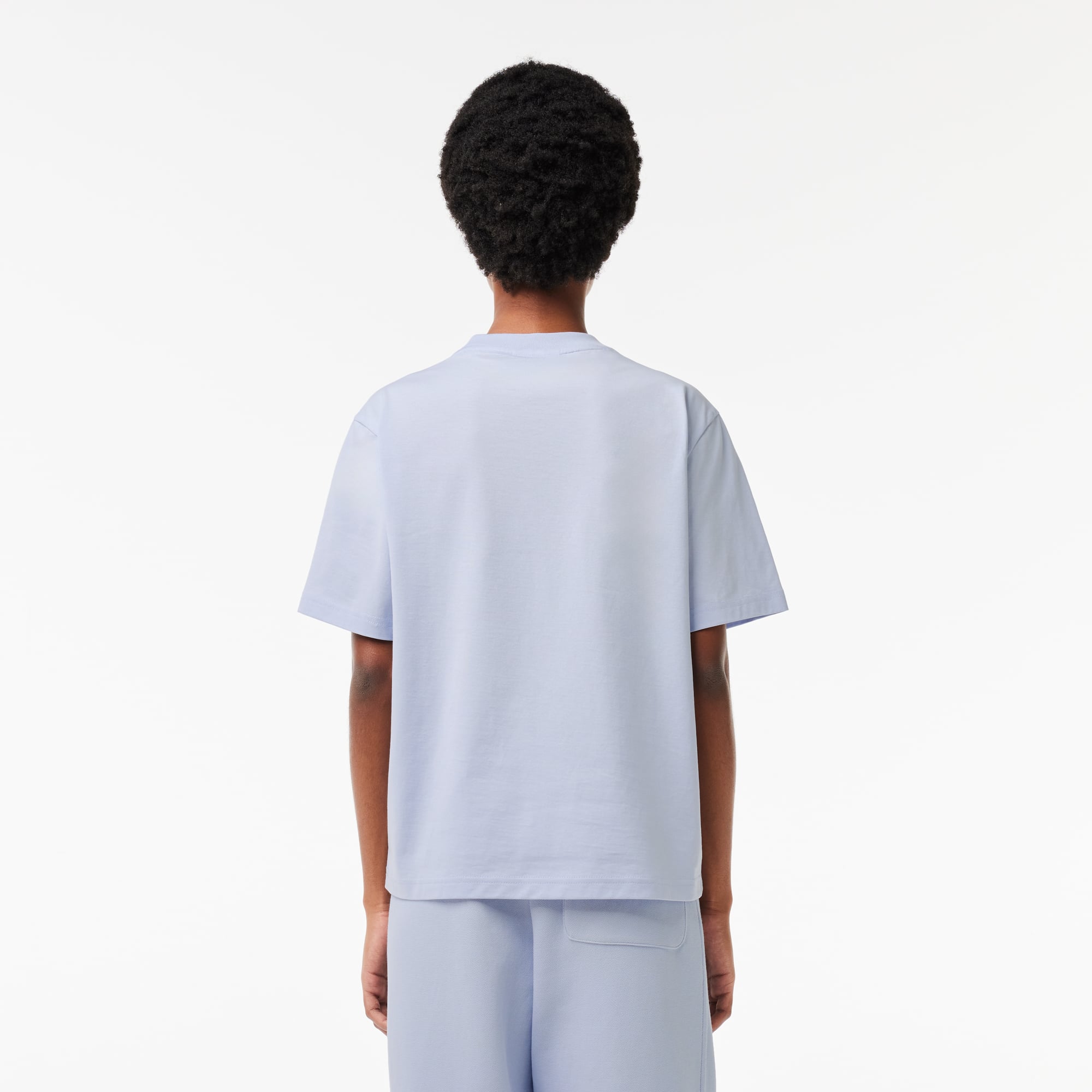 Áo Thun Lacoste Nữ Dáng Rộng Mái Chất Liệu Cotton Mềm