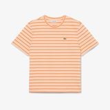 Áo Thun Lacoste Nữ Dáng Suông Jersey Sọc