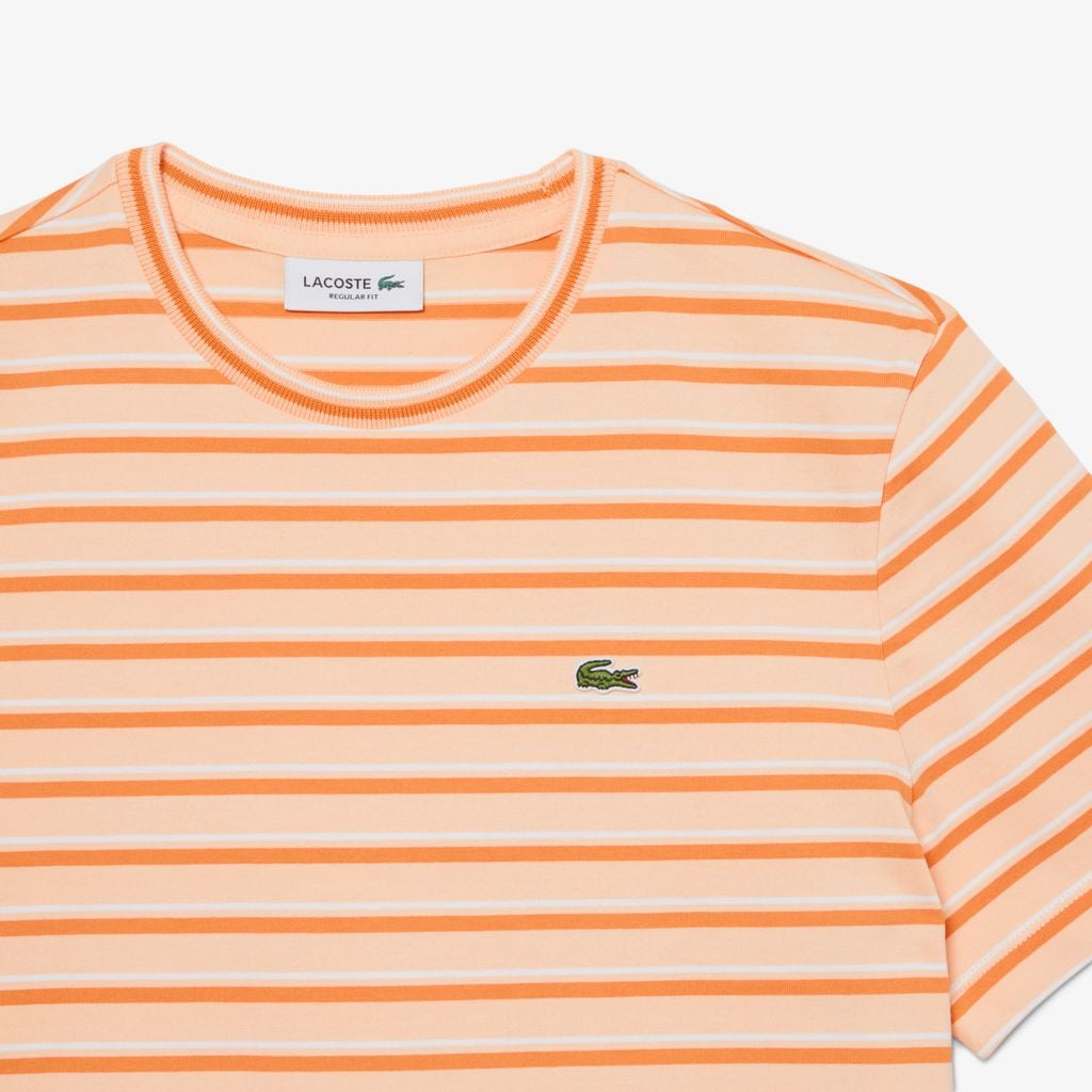 Áo Thun Lacoste Nữ Dáng Suông Jersey Sọc