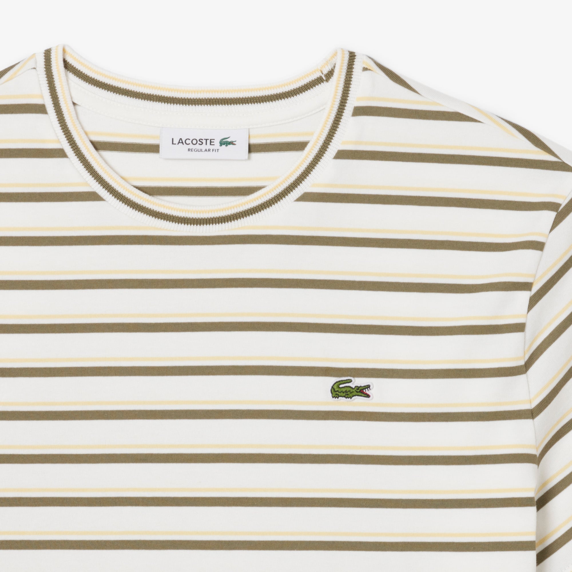 Áo Thun Lacoste Nữ Dáng Suông Jersey Sọc